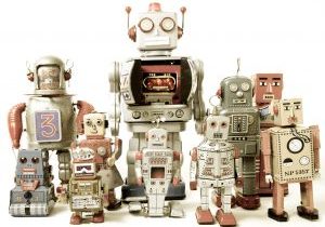 team of Robot toys